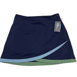 RLX Ralph Lauren Skort Women M Blue Golf Skirt Shorts Tennis Prep Preppy Outdoor